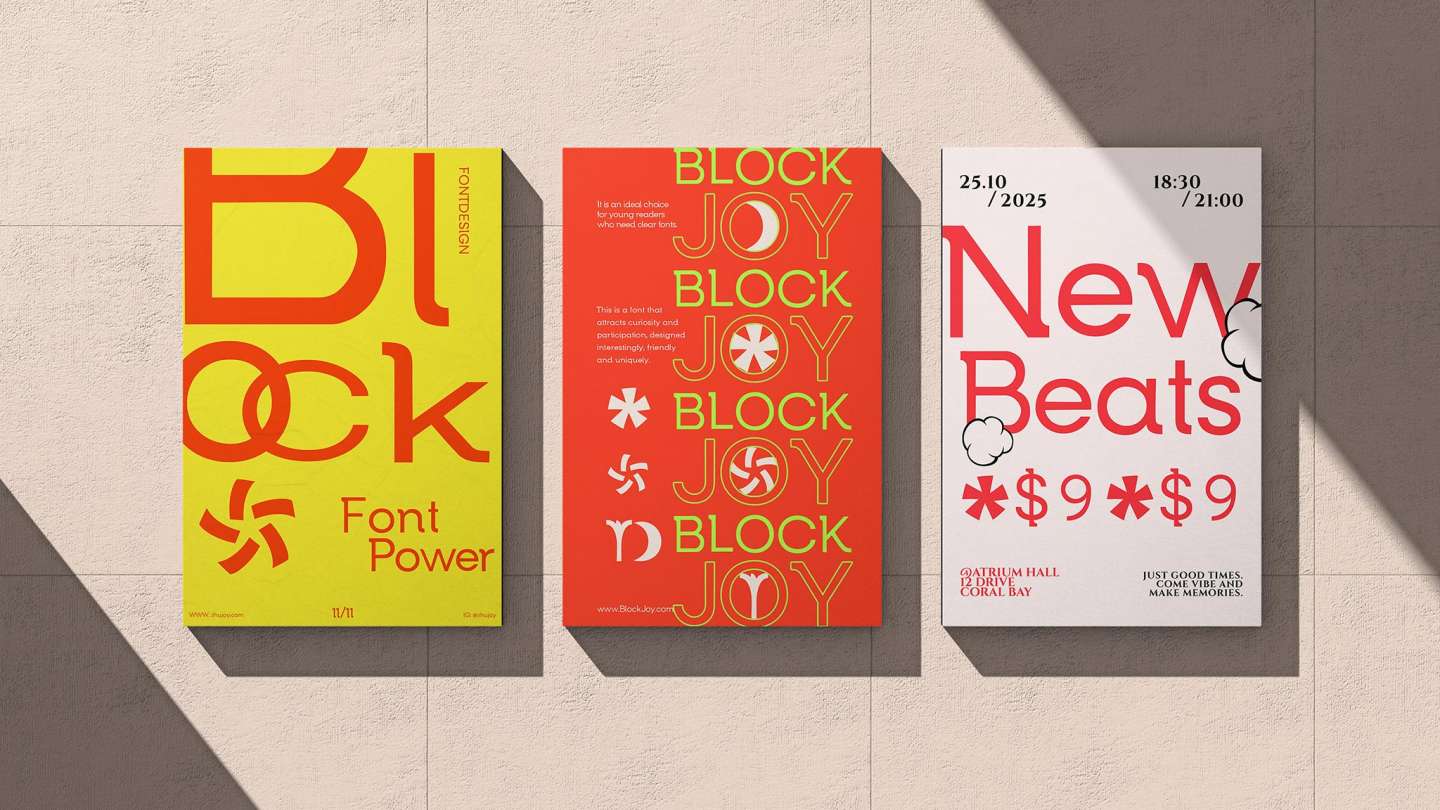 BlockJoy Typeface