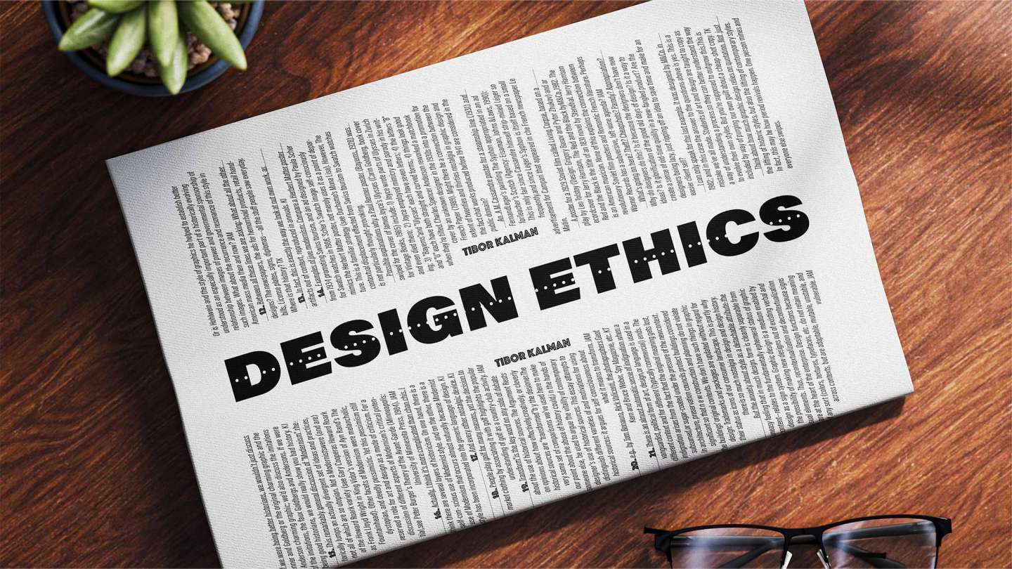 Design Ethics Newspaper