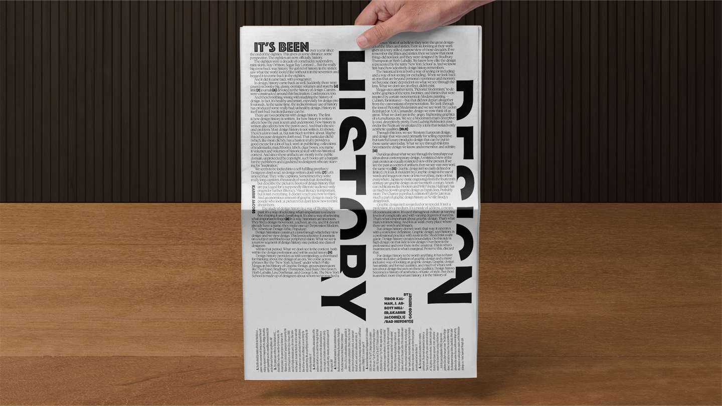 Design Ethics Newspaper
