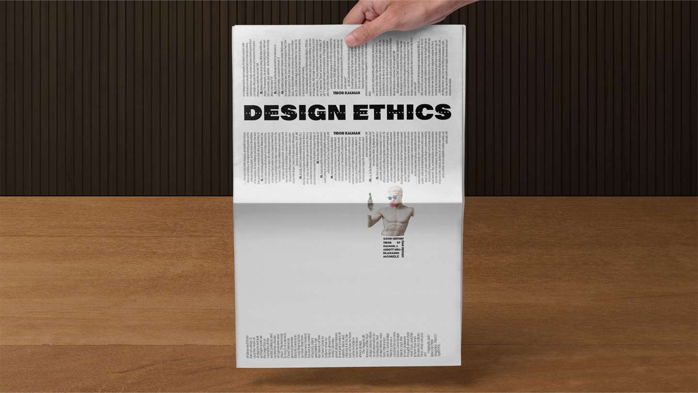 Design Ethics Newspaper