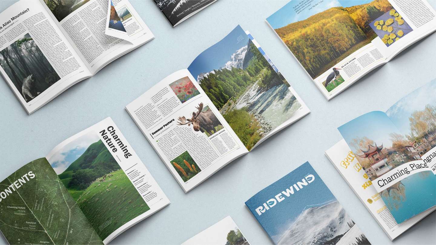 Ridewind Xinjiang Landscape Magazine