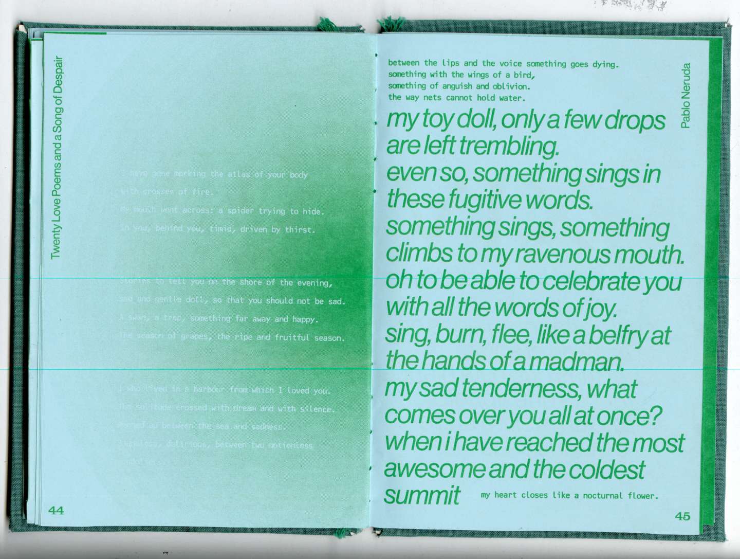 Twenty Love Poems and a Song of Despair