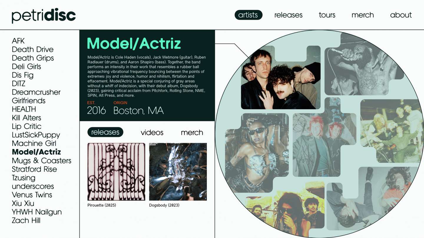 PETRIDISC Record Label Identity