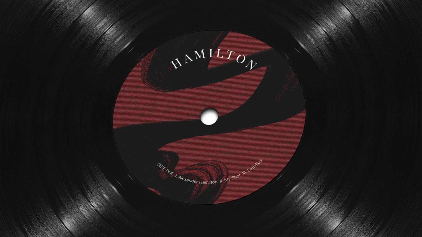 Hamilton Musical Vinyl Album