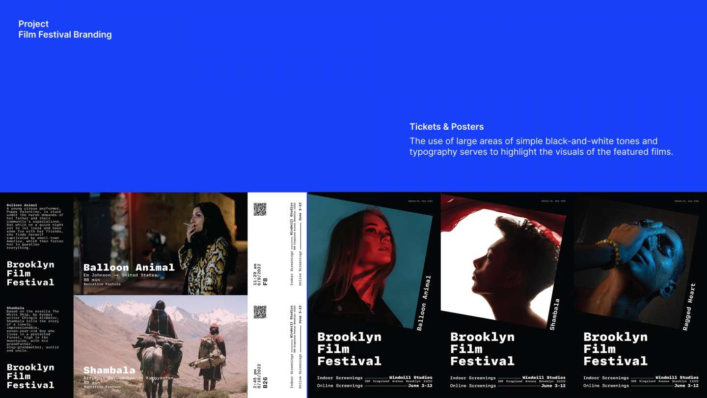 Brooklyn Film Festival Branding