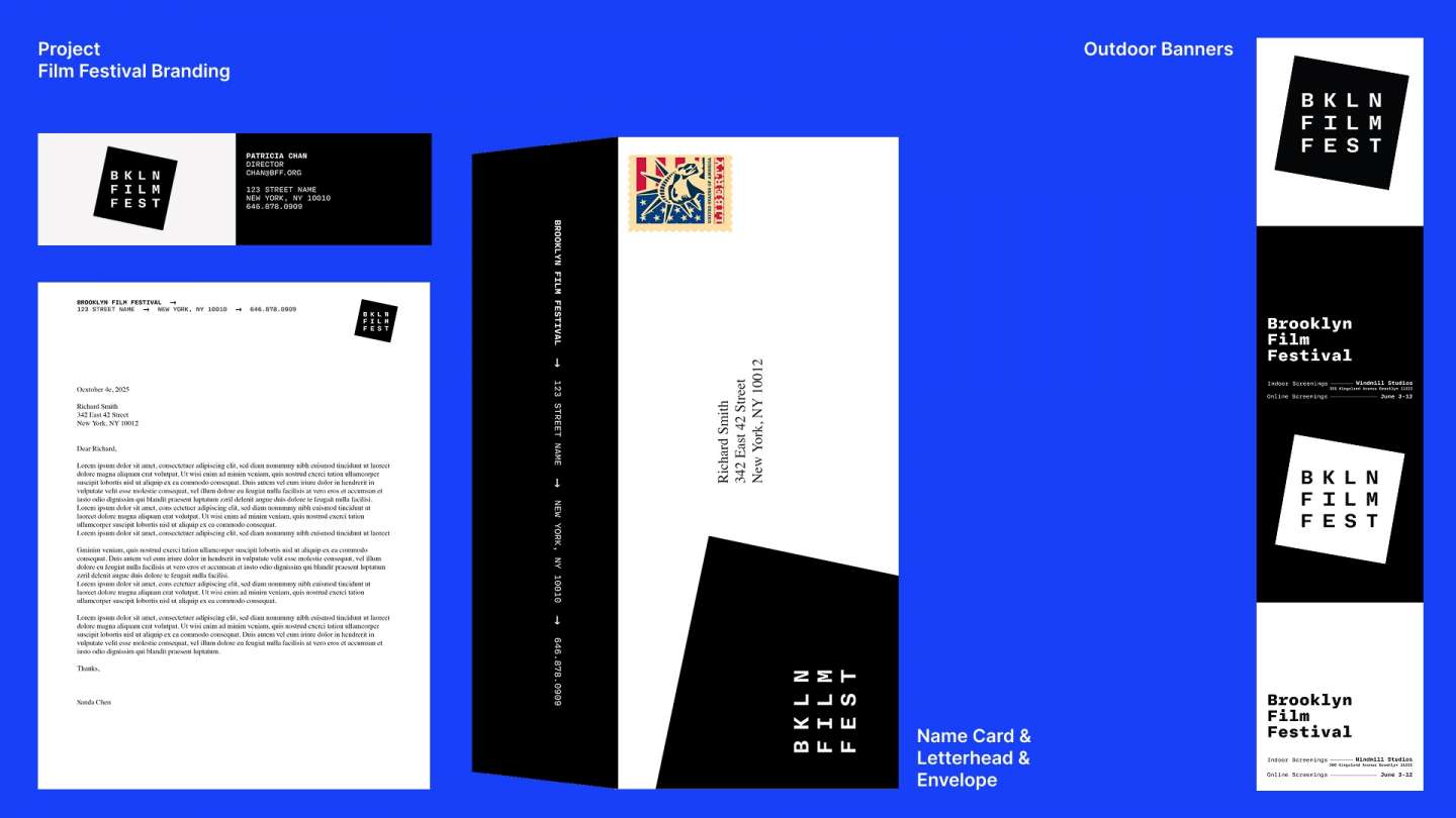 Brooklyn Film Festival Branding