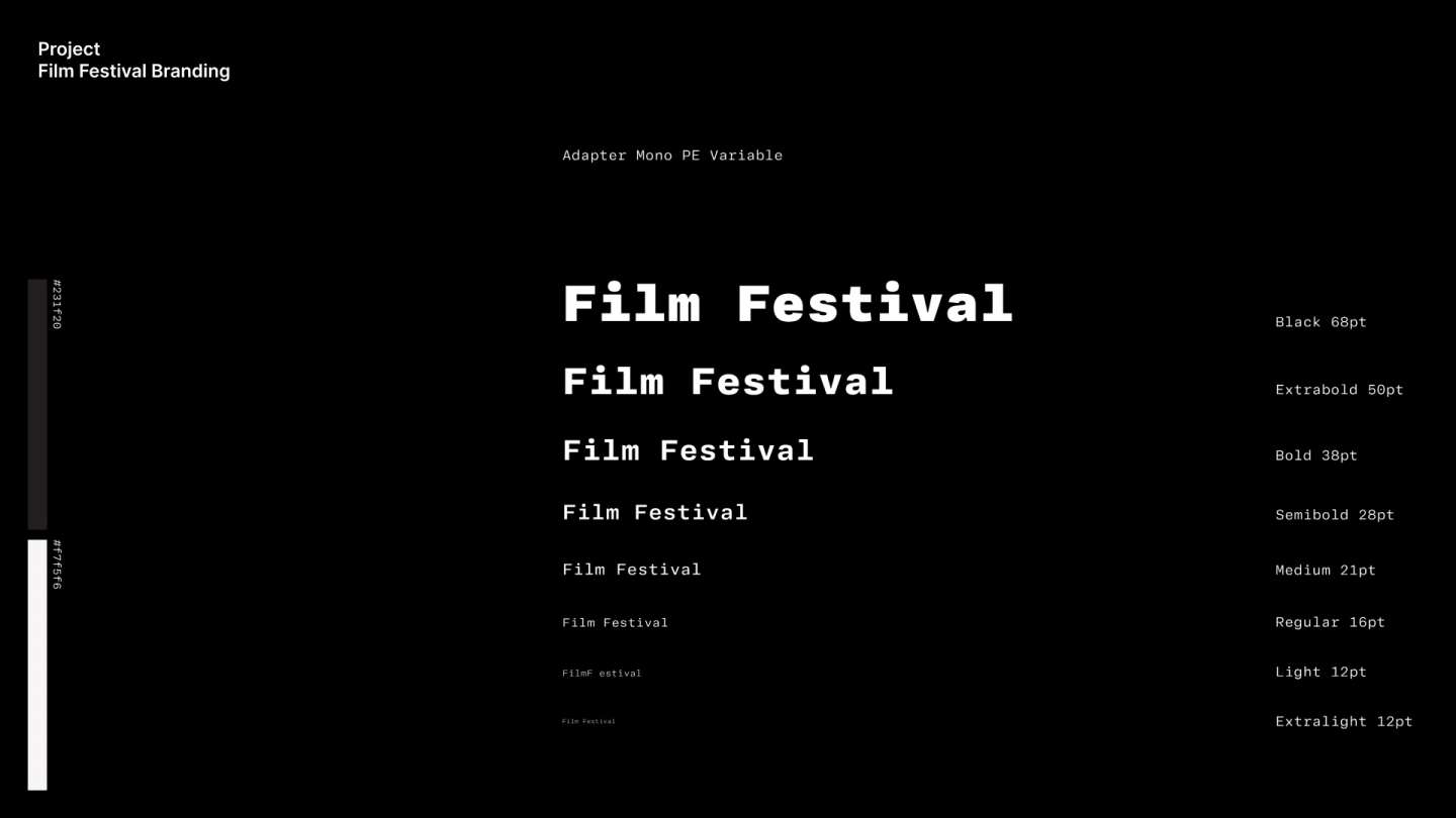 Brooklyn Film Festival Branding