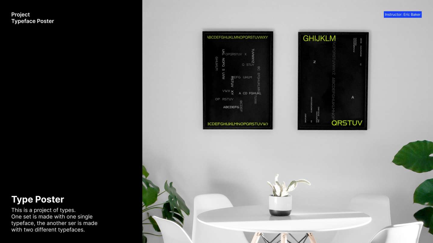 Type Specimen Poster