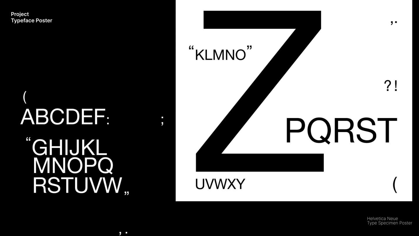 Type Specimen Poster