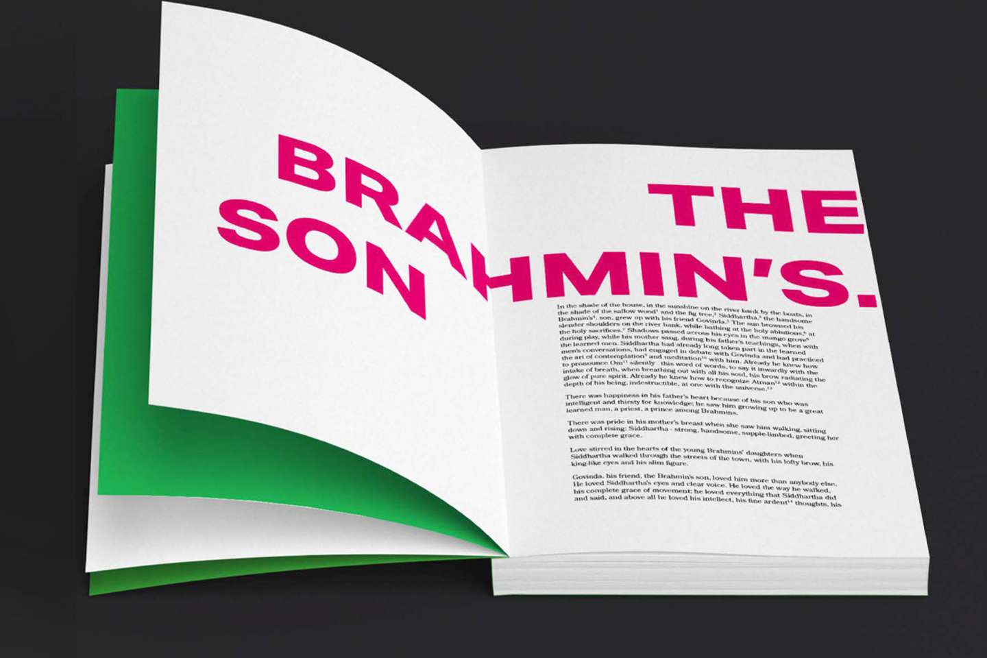 Book 『Siddhartha』 Redesign
