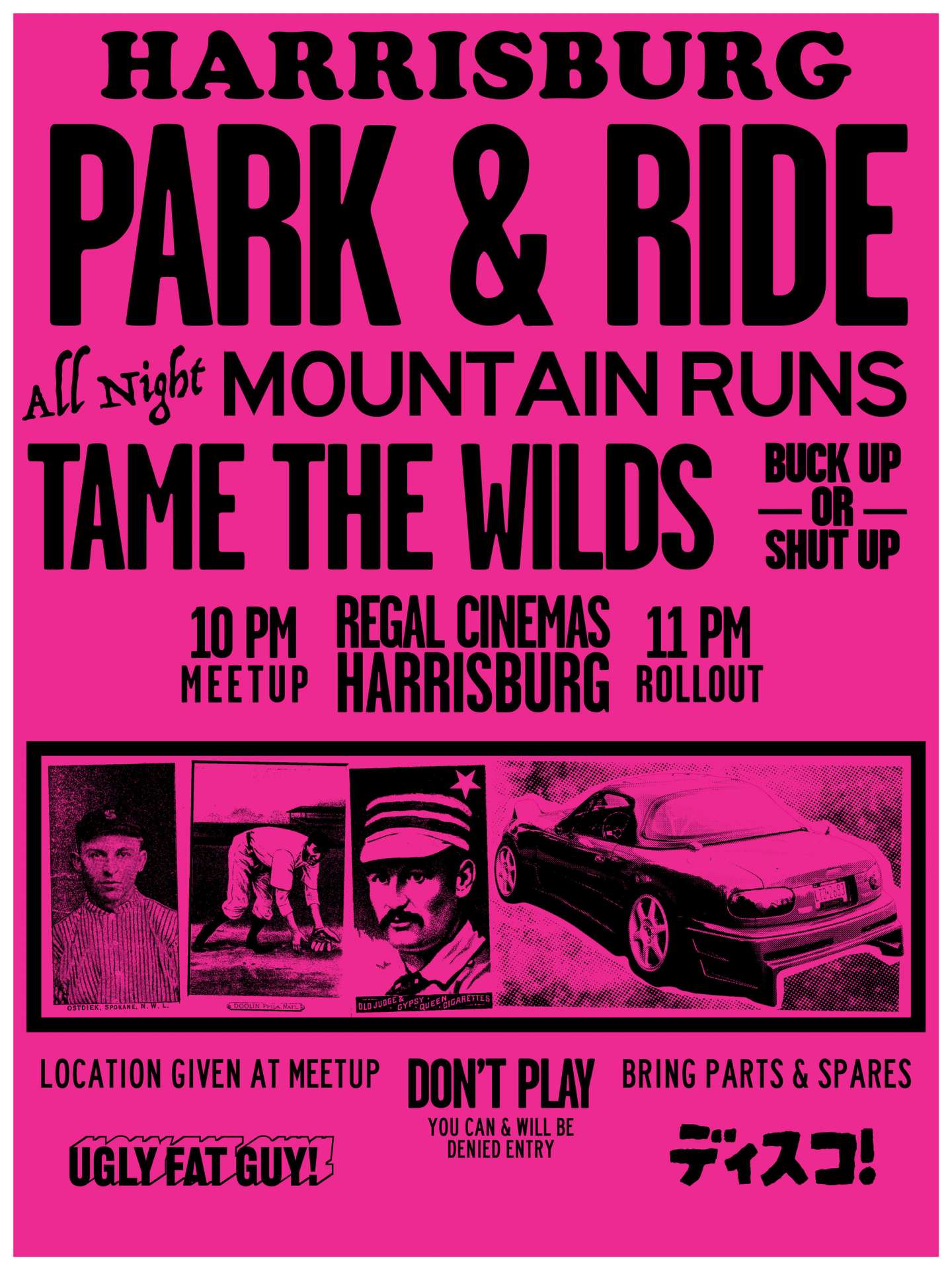 Harrisburg Park & Ride Poster