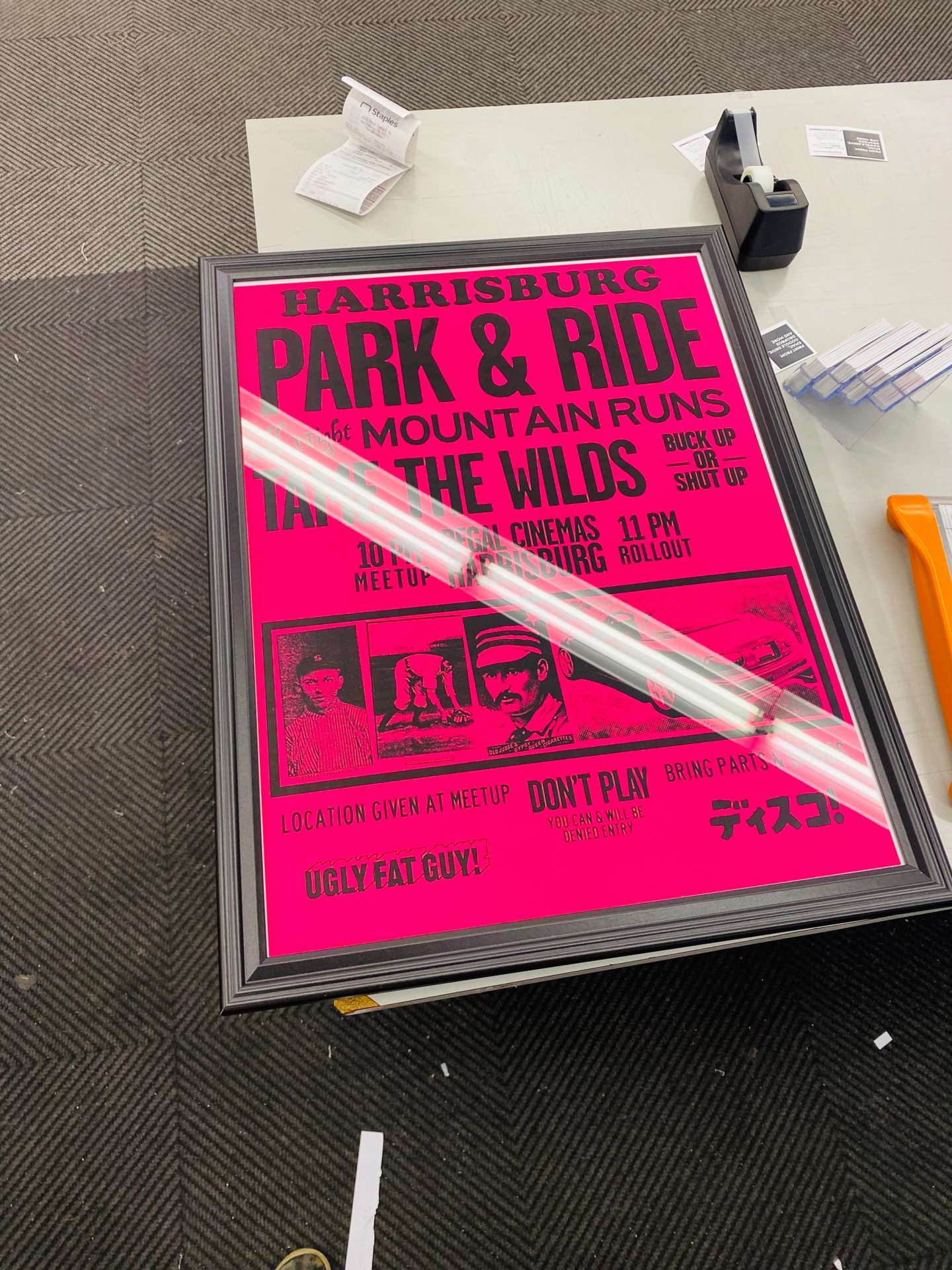Harrisburg Park & Ride Poster