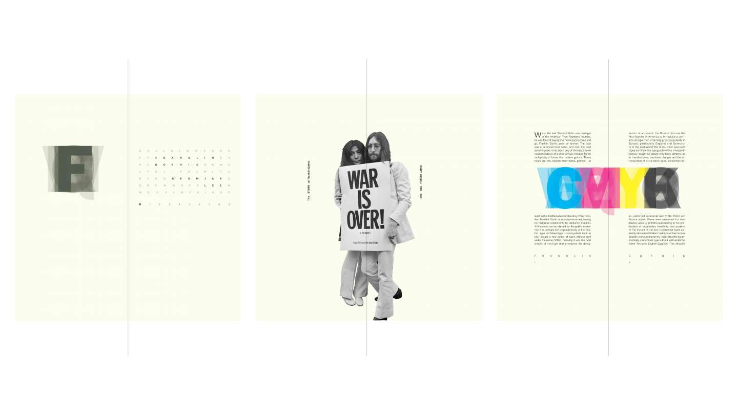 Franklin Gothic Type Specimen 