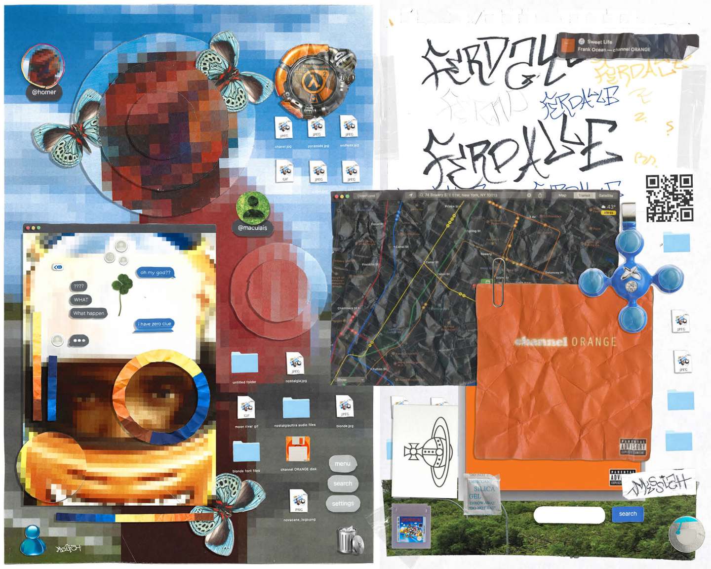 My Eyes Are Unfocused Collage