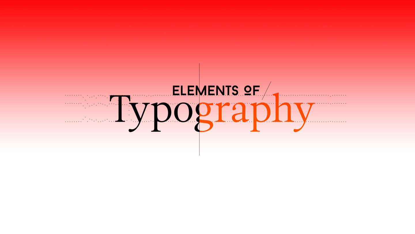 Elements of Typography Motion Graphics