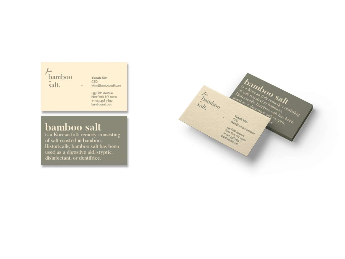 Bamboo Salt Branding