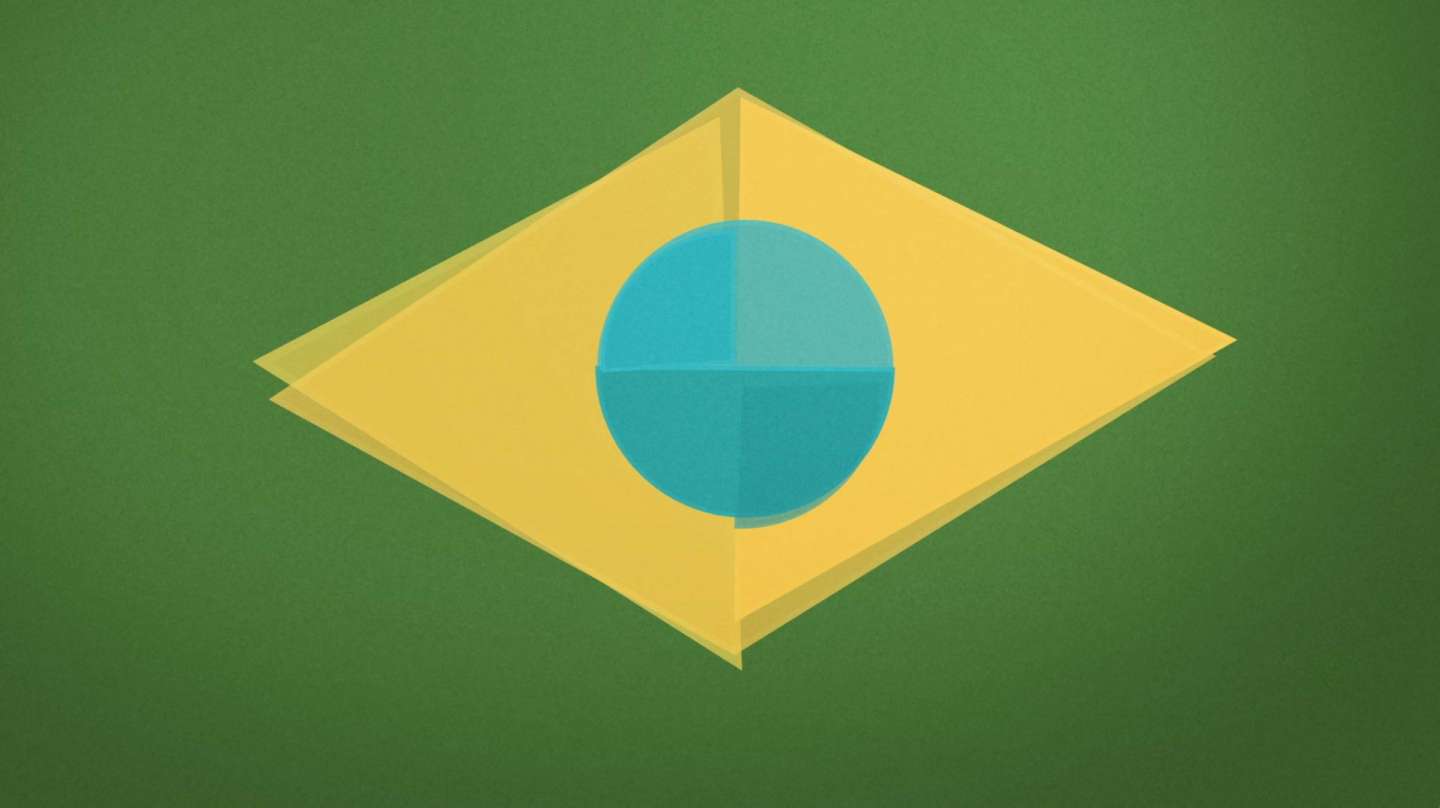 Brazil In Simple Shapes