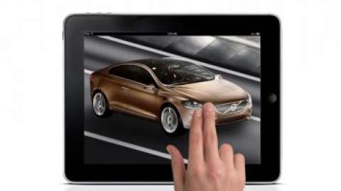 Volvo ad for tablet PC