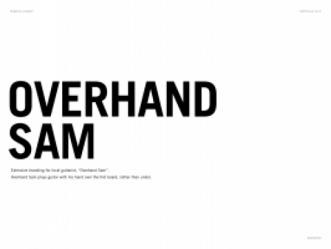 "OverhandSam" Branding