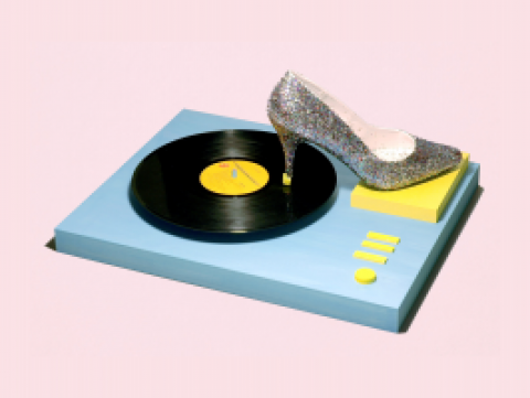 Shoe Vinyl Record Player