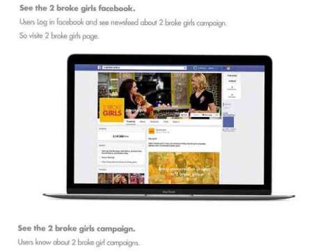 2 broke girls Drama campaign