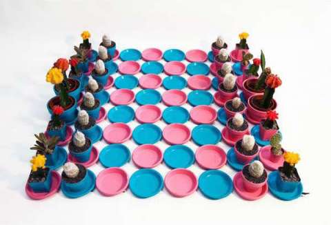 Cacti Chess Board