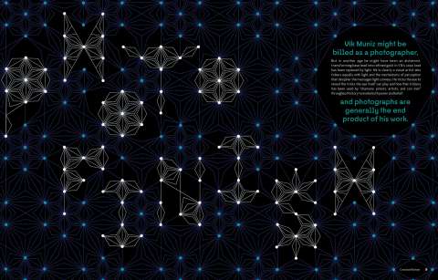 Vik Muniz Editorial Design