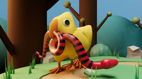 Baby Griffin Walk Cycle