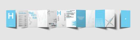 Helvetica Now - Specimen Book Design