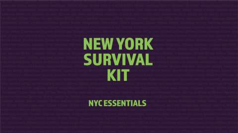 NYC SURVIVAL KIT
