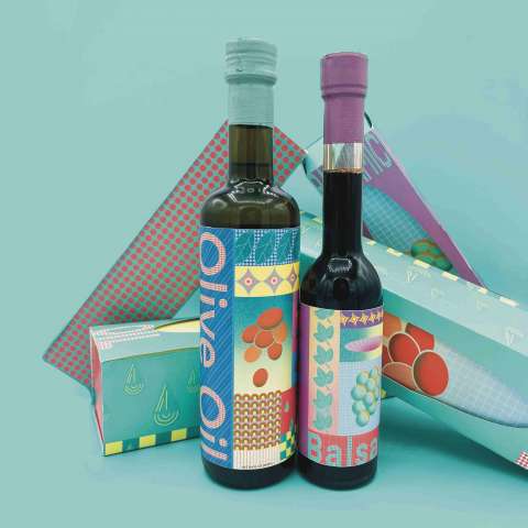 Packaging Design for Balsamic Vinegar and Olive Oil