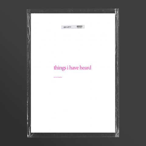 things i have heard and forgotten