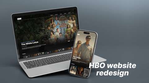 HBO website redesign