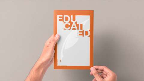 'Educated' Book Cover Design