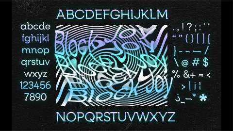 BlockJoy Typeface