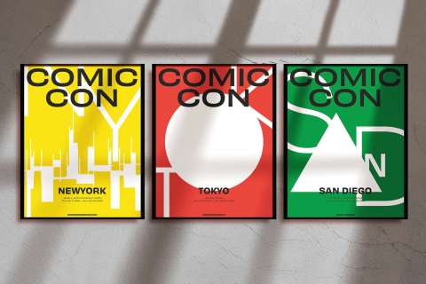 Comic Con Poster Series