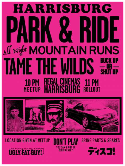 Harrisburg Park & Ride Poster