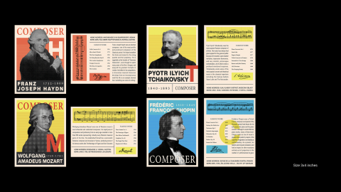 Trading cards-musician