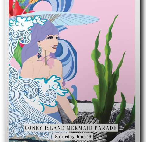 Coney Island Mermaid Parade Posters