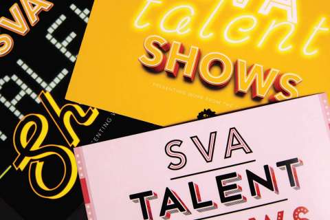 SVA Talent Show Postcard