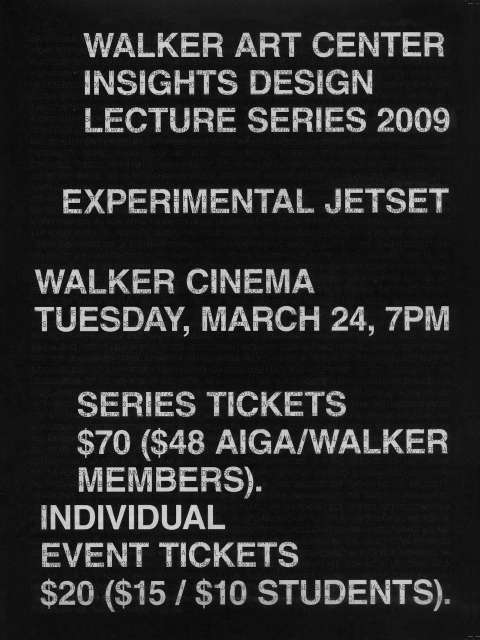 Walker Lecture Poster