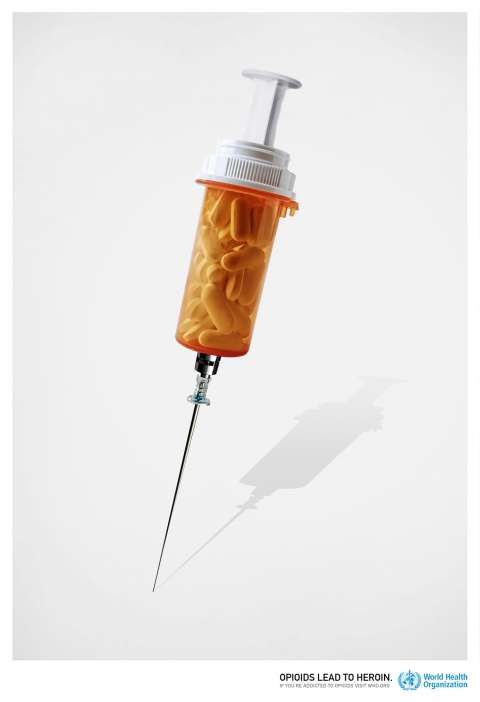 Opioid Pill Container Needle