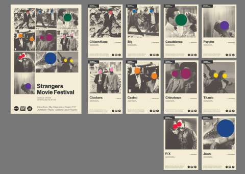 Poster Series; Strangers Movie Festival 