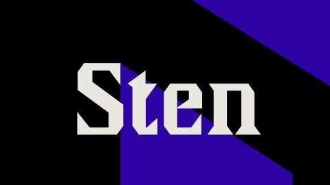 Sten Typeface