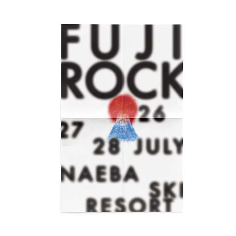 POSTER DESIGN FOR FUJI ROCK MUSIC FESTIVAL