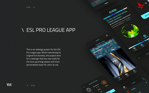 ESL Pro League App Redesign