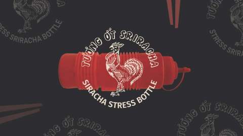 Siracha Stress Bottle