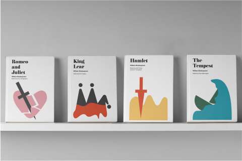 William Shakespeare's book covers