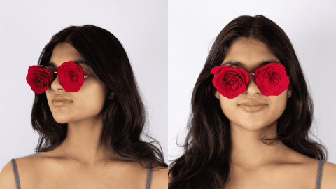 Rose Covered Glasses