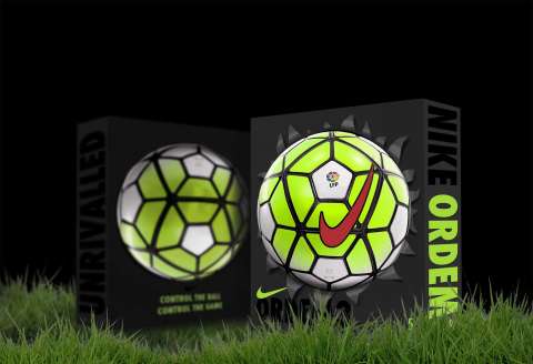 Nike Ordem3 Soccer Ball Package Design